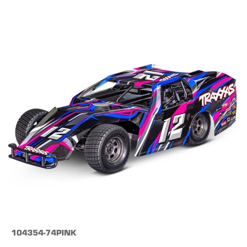 TRAXXAS SLASH MODIFIED DIRT OVAL RACER (BL-2S) - PINK