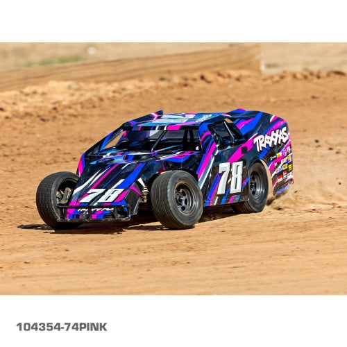 TRAXXAS SLASH MODIFIED DIRT OVAL RACER (BL-2S) - PINK