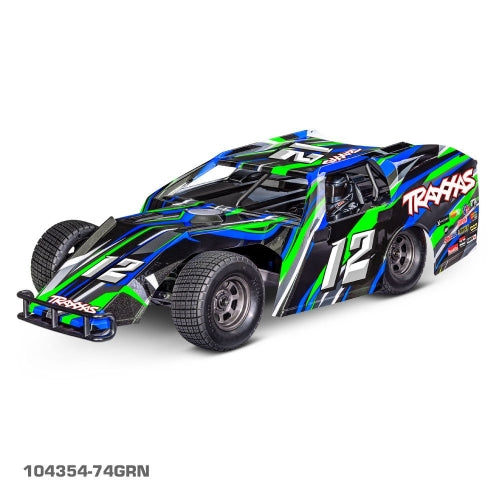TRAXXAS SLASH MODIFIED DIRT OVAL RACER (BL-2S) - GREEN