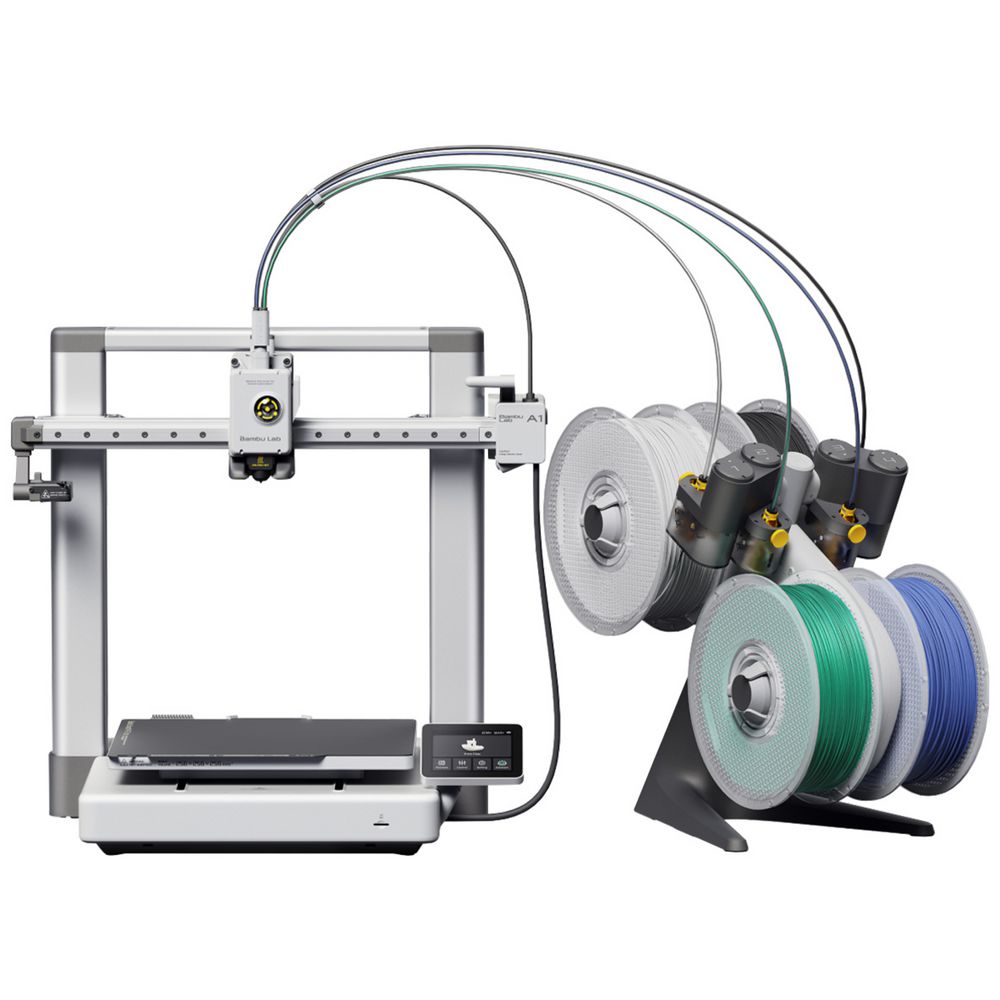 BAMBU LAB A1 COMBO 3D PRINTER(OPEN FRAME) & AMS LITE