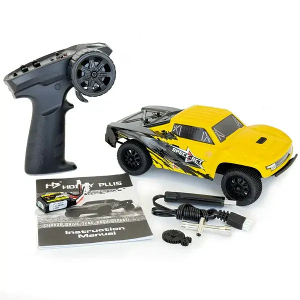 HobbyPlus 1/24 Speck-SCT (Yellow) 2WD Brushed Short Course