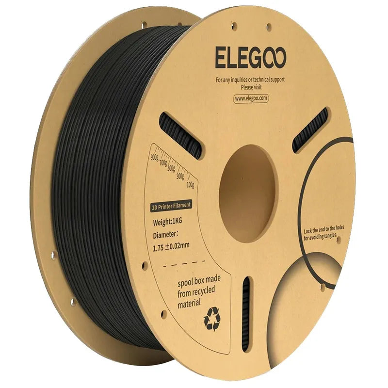 FILAMENT PLA PLUS BLK 1.7MM 1KG RL