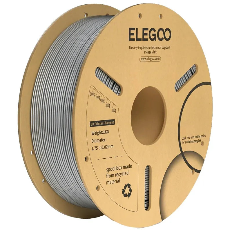 FILAMENT PLA PLUS S/GRY 1.7MM 1KG RL