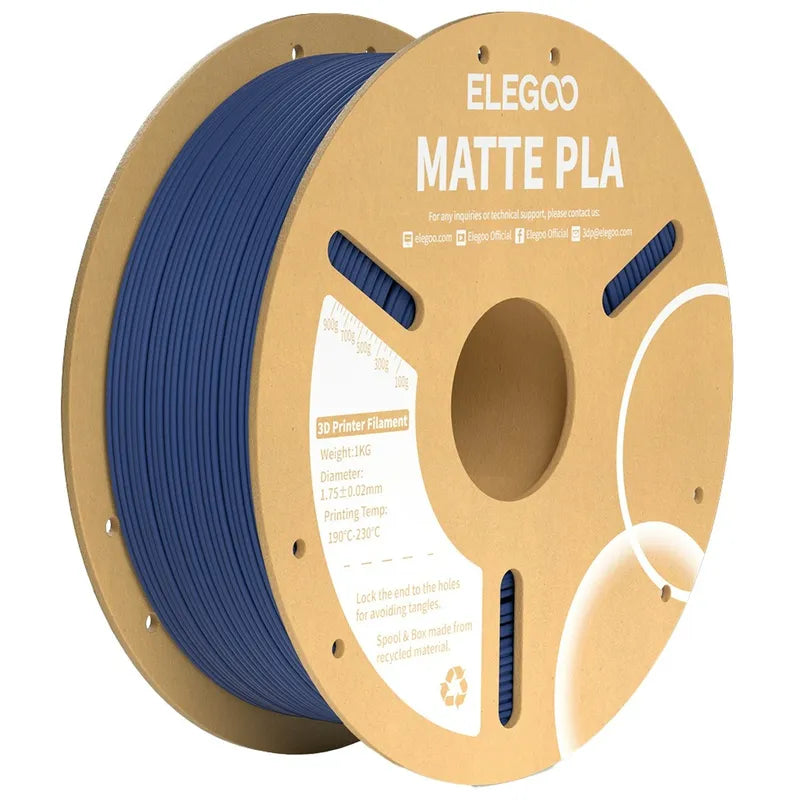 FILAMENT PLA MATTE N/BLU 1.75MM RL
