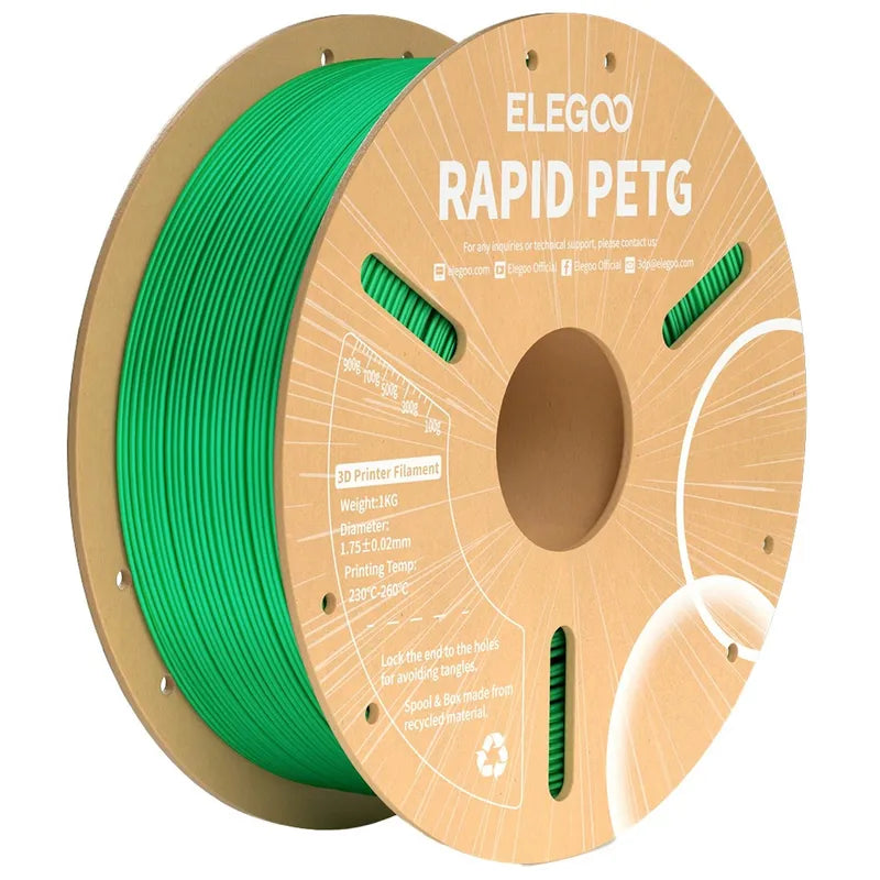FILAMENT PETG RAPID GRN 1.75MM 1KG RL