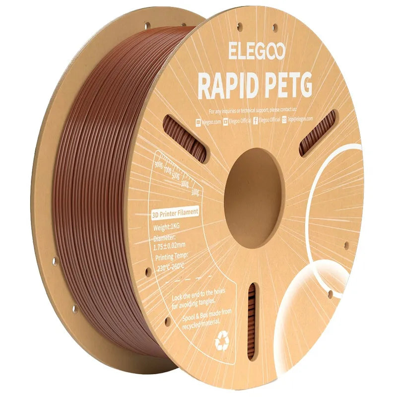 FILAMENT PETG RAPID BRN 1.75MM 1KG RL